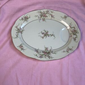 Theodore Haviland 14” Oval Platter with Well=